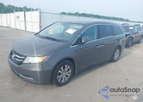 2014 Honda Odyssey Ex-L z USA, uszkodzony, nr VIN 5FNRL5H65EB013730